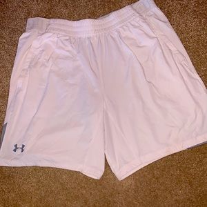 Under Armour white shorts